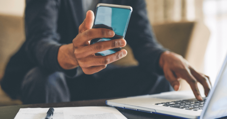 Budgeting on a smartphone